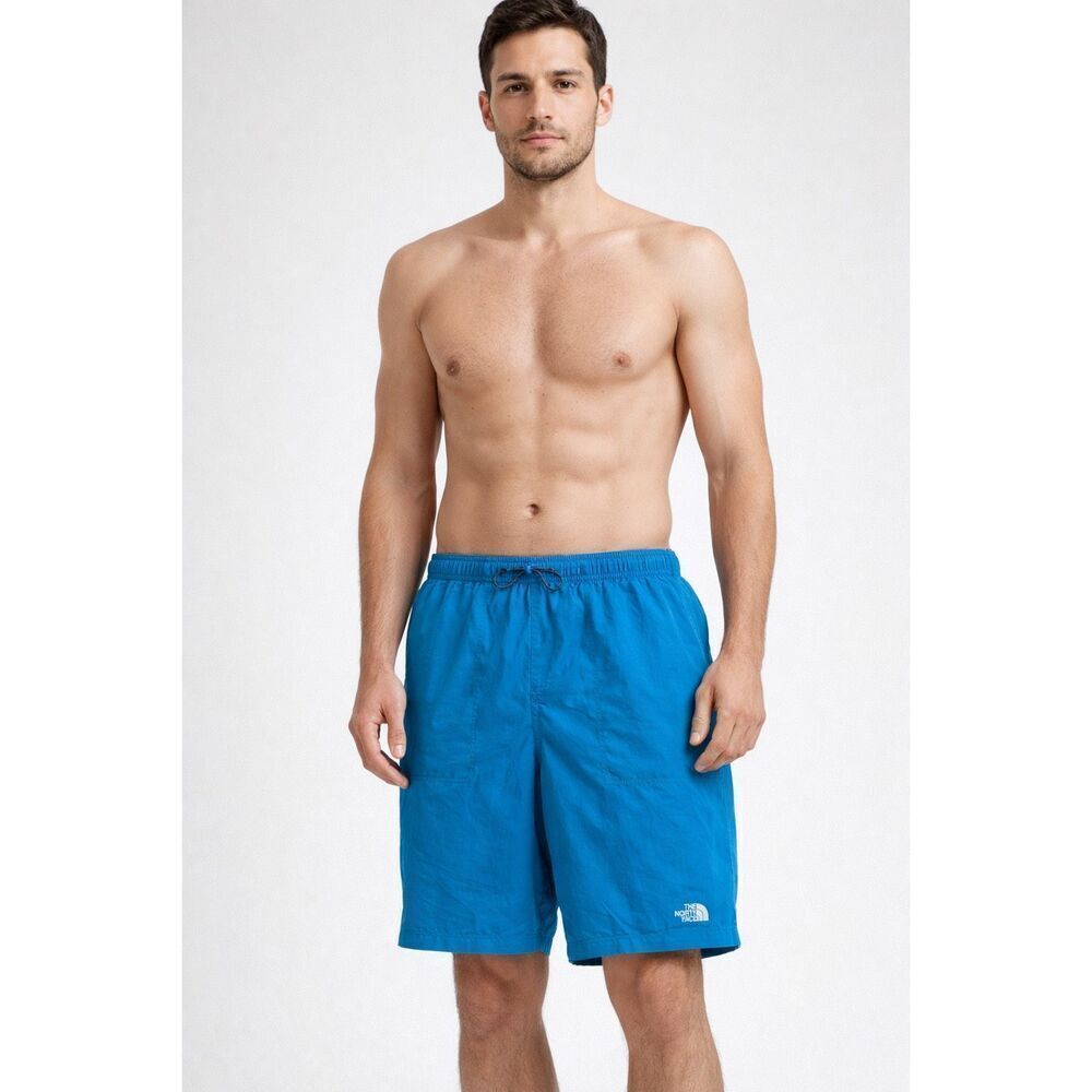 The North Face Blue Swim Trunks Mens XXL Nylon Athletic Shorts